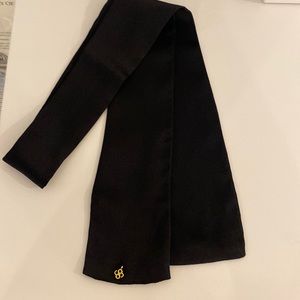 Colette Malouf black silk Headscarf